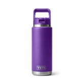 YETI Rambler 26 oz Bottle with Colour-Matched Straw Cap Pace Purple