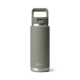 YETI Rambler 26 oz Bottle with Colour-Matched Straw Cap Pampa Green