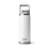 YETI Rambler 26 oz (769 ml) Bottle with Colour-Blocked Straw Cap White
