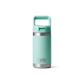 YETI Rambler Jr 12 oz Kids Bottle with Colour-Matched Straw Cap Seafoam