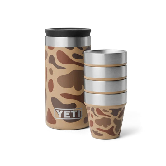 YETI Shot Glasses with Carrying Case Wetlands Camo