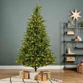 Allison Pine 7ft Pre-Lit Artificial Christmas Tree
