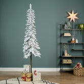 Alpine Fir Snowy 12ft Christmas Artificial Tree