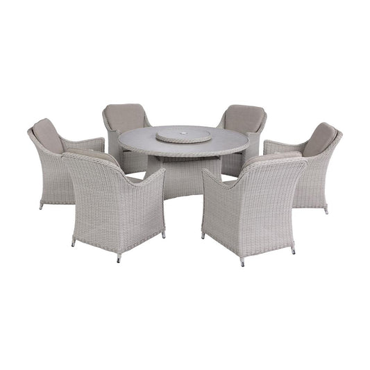 Antigua Round 6 Seat dining set