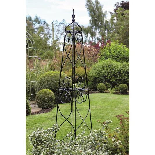Burghley Obelisk - Black 1.78m high