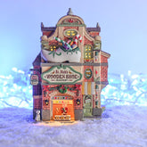 Christmas Lemax Village: St. Nick's Wooden Shoe Shop