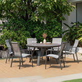 Espoo-Urbanite Dark 6-Seater Dining Set