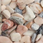 Meadow View Flamingo Pebbles 20-50mm Decorative Garden Pebbles