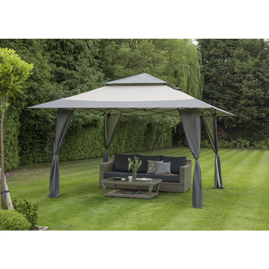 Got It Covered Pop Gazebo Grey