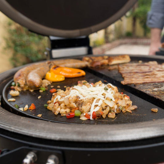Half Moon Cast Iron Reversible Griddle - Classic Joe