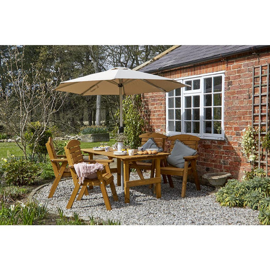 Hetton Rectangular Dining Set with 4 Chairs -- (FSC)