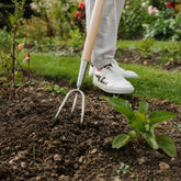 Kent & Stowe Long Handled 3 Prong Cultivator Stainless Steel