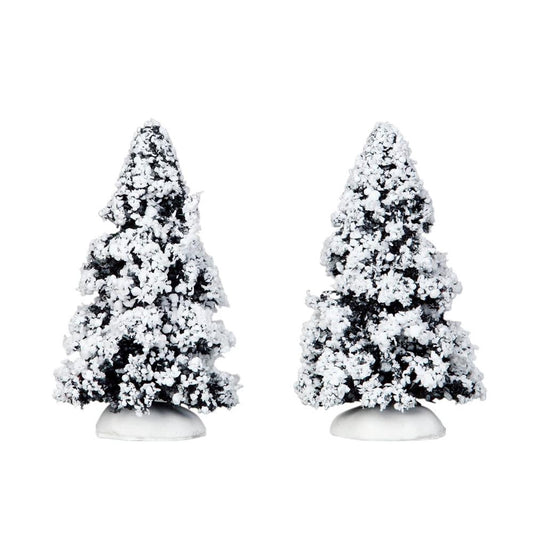 Lemax Christmas Village: Evergreen Tree, Set Of 2, Small