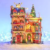 Lemax Christmas Village: Santa's Rooftop Bash