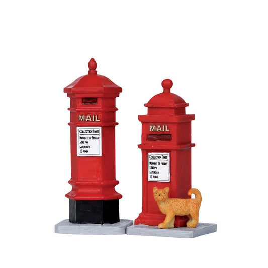 Lemax Christmas Village: Victorian Mailboxes, Set Of 2