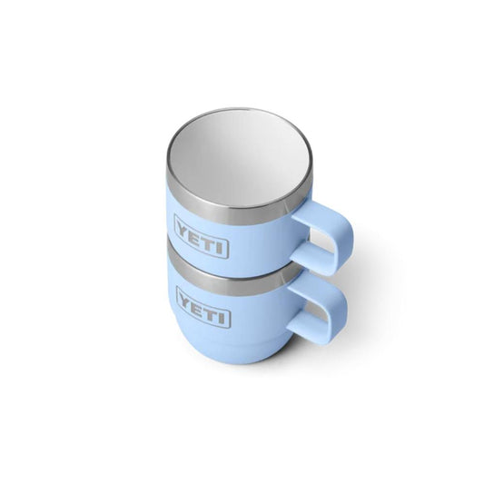Rambler 6oz (177ml) Stackable Mugs 2-pack Big Sky Blue