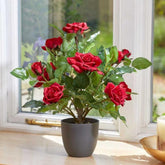 Faux Décor Regent's Roses Ruby Red 40cm