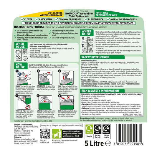 ROUNDUP TOTAL RTU PUMP N GO 5L