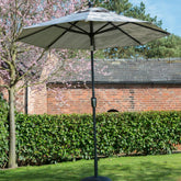 Royce Elizabeth Parasol 3M Grey & Cover base not included