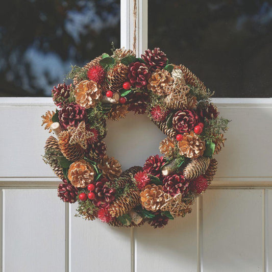 Three Kings Artificial Christmas Wreath 36cm