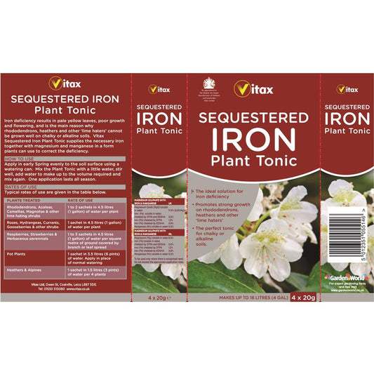 VITAX SEQUESTERED IRON 4 x 20G P