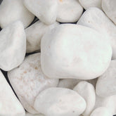 Meadow View White Cobbles 50-75mm Decorative Garden Cobbles