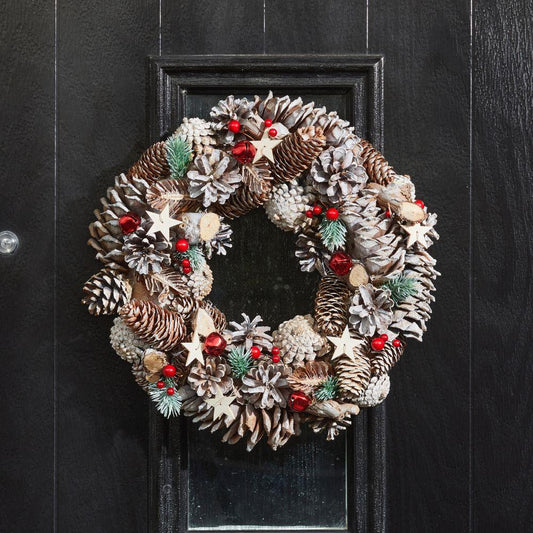 WinterSpice Artificial Christmas Wreath 36cm