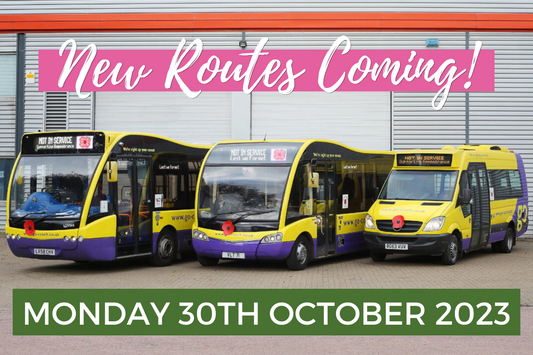 Exciting Connections Ahead: New Bus Route Launching on Monday, 30th October 2023