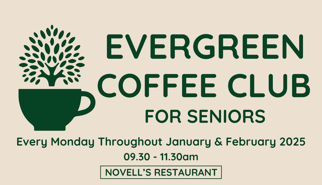 Join Us for the Evergreen Coffee Club at Novell?s Restaurant