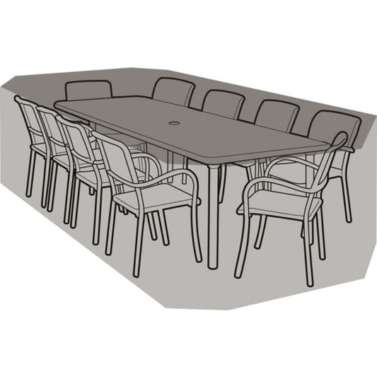 10 Seater Rect Furniture Set Cover