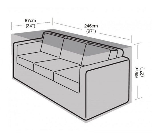 3 Seater Small Sofa Cover