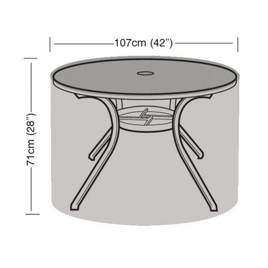 4 Seater Round Table Cover