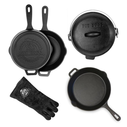 6 Piece Cast Iron Starter Kit