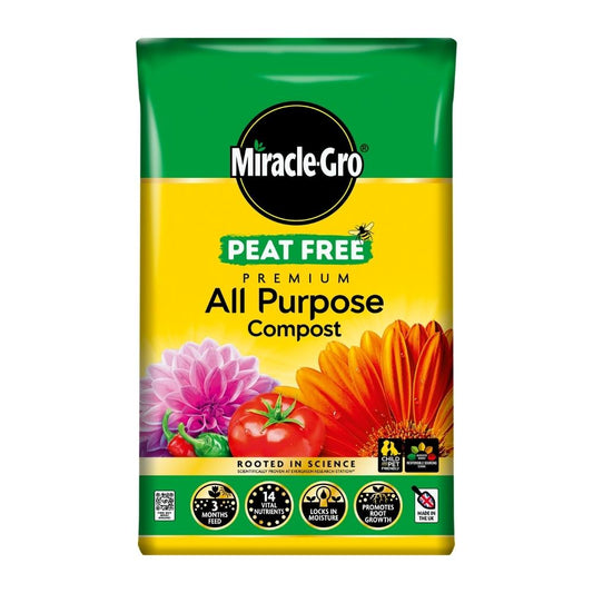 Miracle‑Gro Peat Free Premium All Purpose Compost 40L