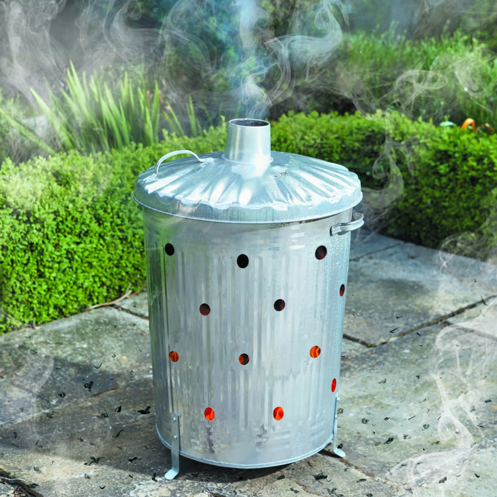 BinCinerator Galvanised Steel Incinerator 75L