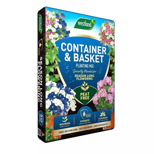 Container & Basket Planting Peat Free Mix 50L