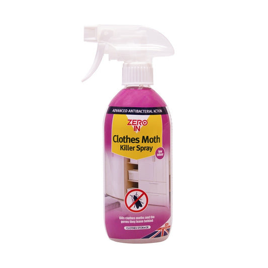 Zero In Anti-Bacterial Clothes Moth Killer 500ml