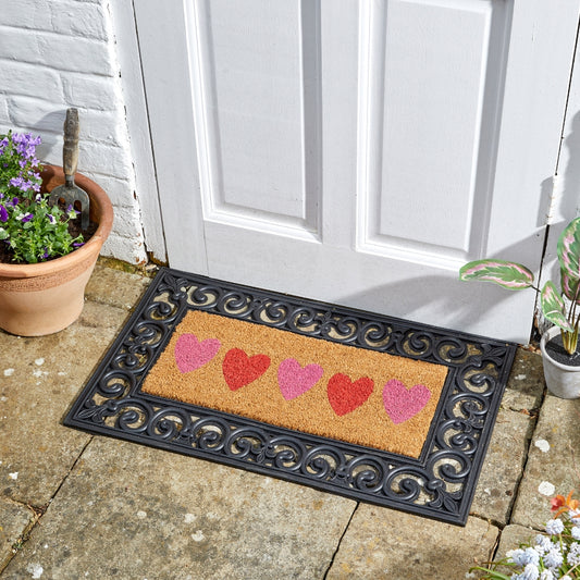 Hearts Decoir Insert Mat 23 x 53cm