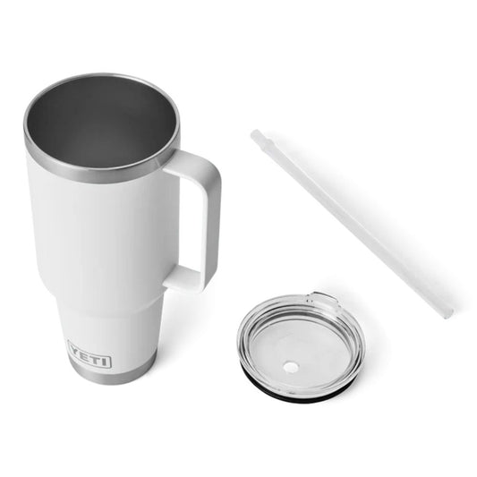 YETI Rambler 42oz Straw Mug White
