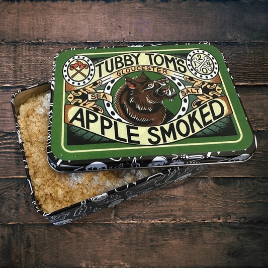 Tubby Tom's Apple Wood Smoked Sea Salt Flakes 200g