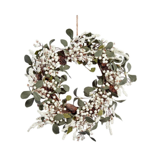 WinterBerry Artificial Christmas Wreath 50cm