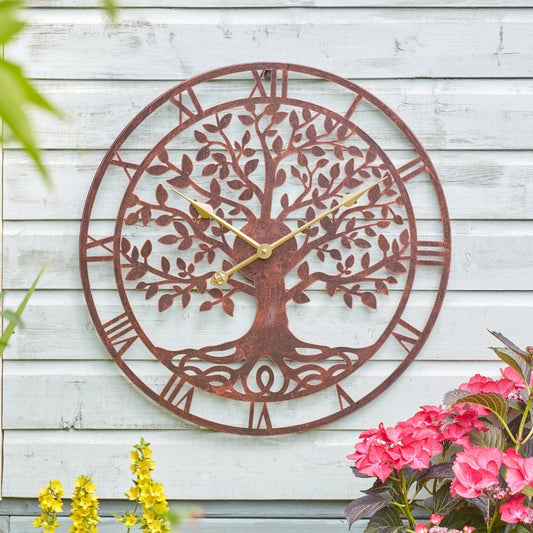 Tree of Life Wall Clock 24"