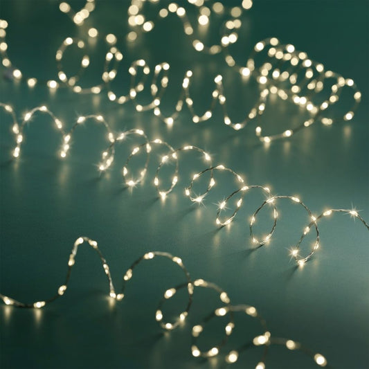 Micro LED Twinkle Lights 378 LEDs Warm White