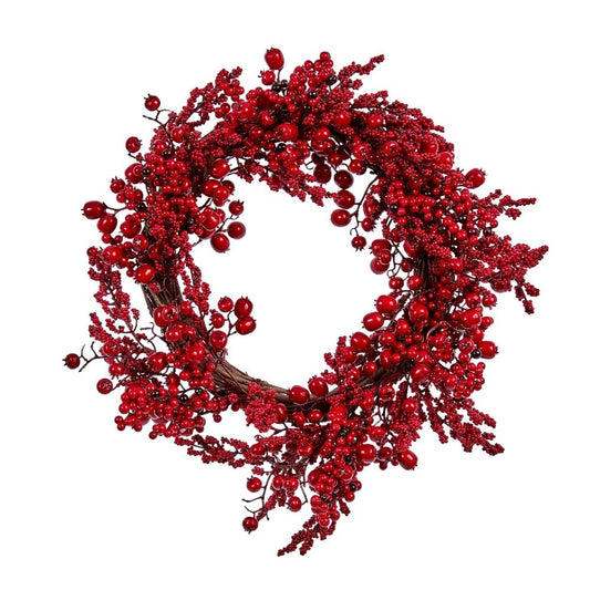BerryBurst Artificial Christmas Wreath 50cm