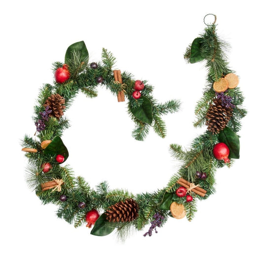 FestiveSpice Artificial Christmas Garland 180cm