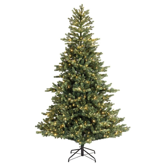 Geneva Fir Artificial Christmas Tree 7.5ft Pre-Lit Colour Switch