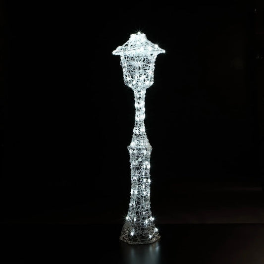 1.5m Dickensian Spun Acrylic Lamp Post with 160 Cool White LEDs