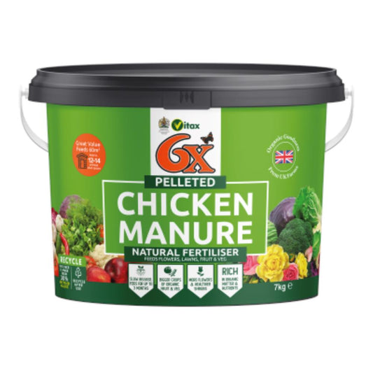 6X Pelleted Chicken Fertiliser 7Kg