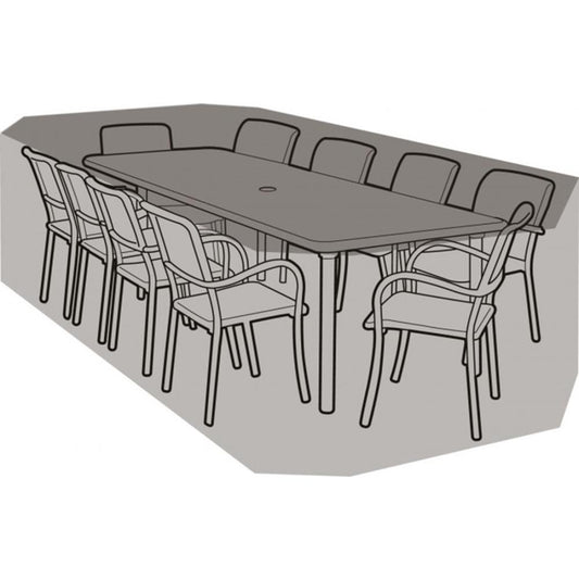 8-10 Seater Rect Furniture Set Cover