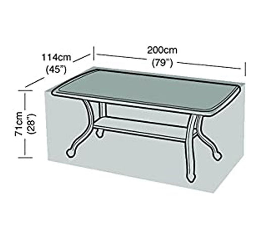 8 Seater Rectangular Table Cover